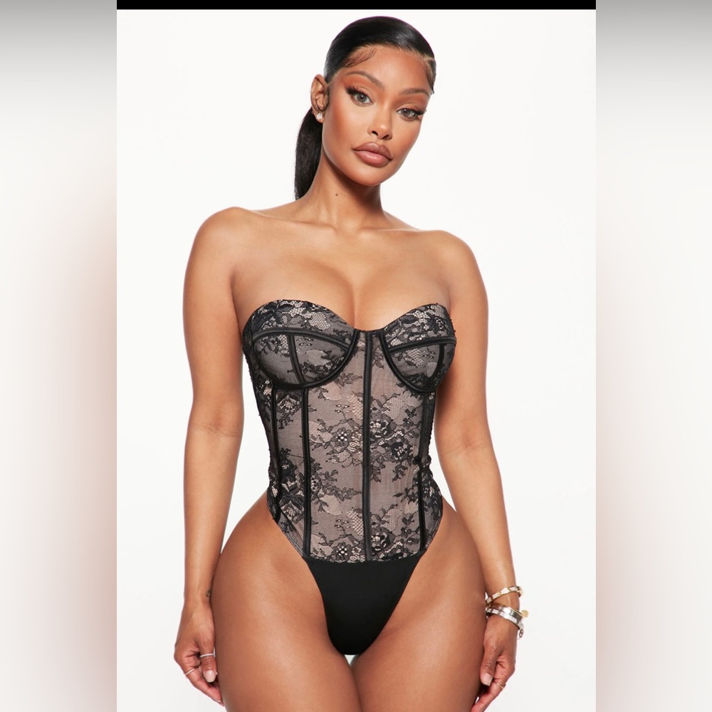 Woke Up in Paris Lace Bodysuit